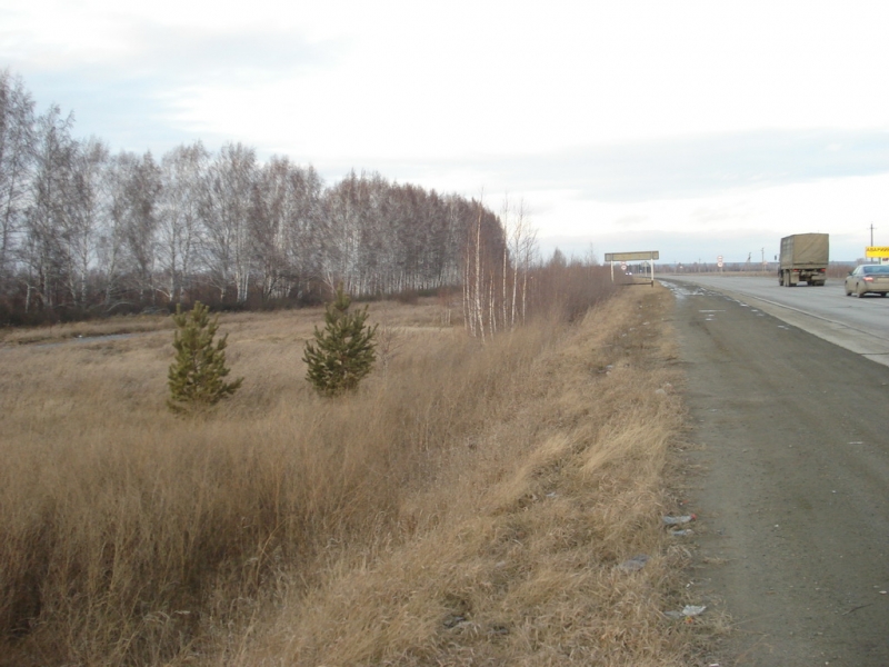 Земля у трассы М5 (87 км от Екатеринбурга по Челябинскому тр)