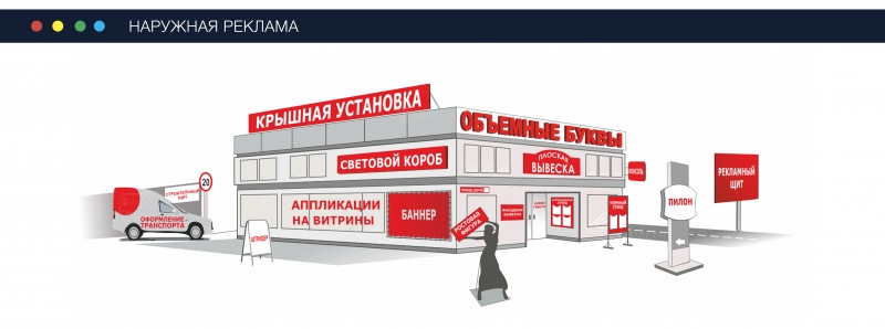 Изготовление наружной рекламы бегущих строк светодиодных экранов под ключ