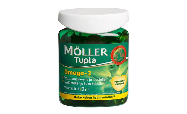 Омега-3 Moller Tupla 100 кап Sinnikov OY