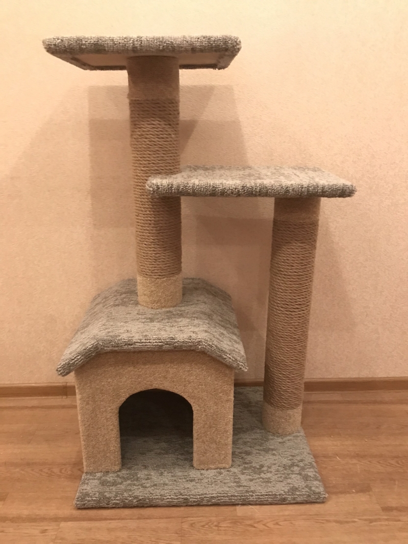 Новый домик игровой комплекс для кошки