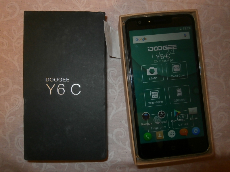 смартфон doogee y6c