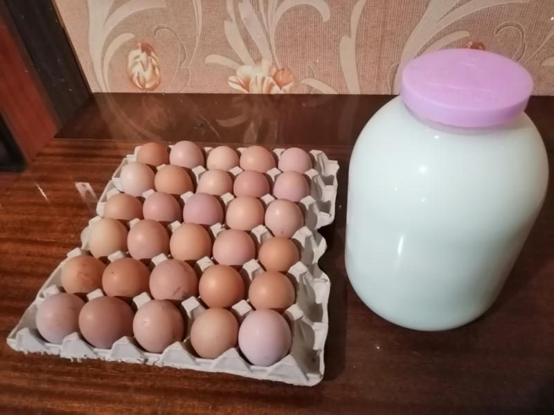 Яйцо куриное и молоко