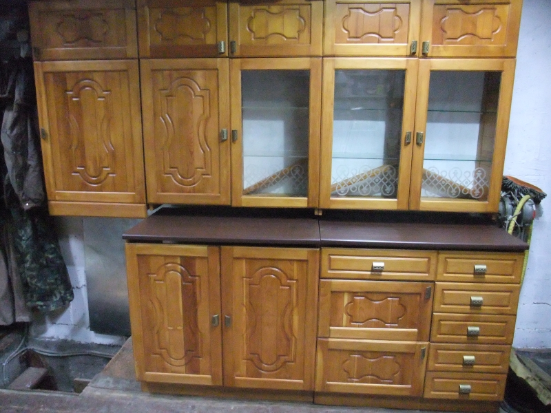 Кухня из сибирского кедра