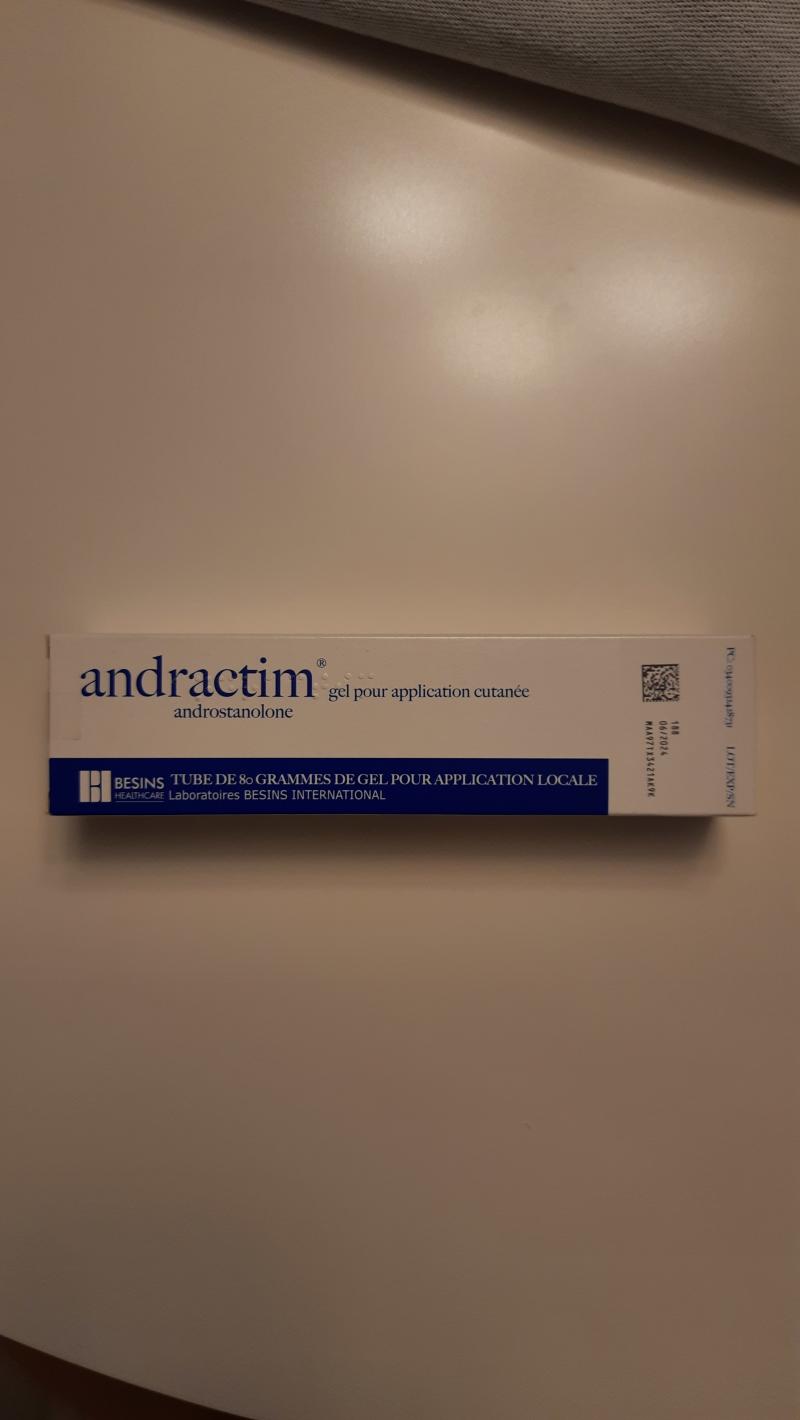 Андрактим гель Andractim gel 80g France
