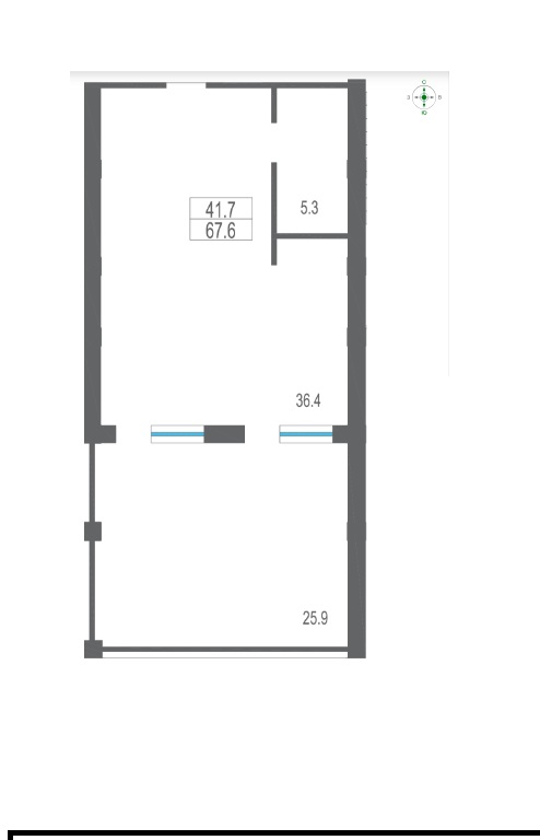 1-к квартира, 67 м2, 2/8 эт. Апарт-комплекс Garden Palace