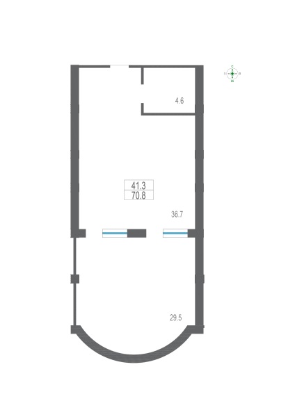 1-к квартира, 72 м2, 2/8 эт. Апарт-комплекс Garden Palace