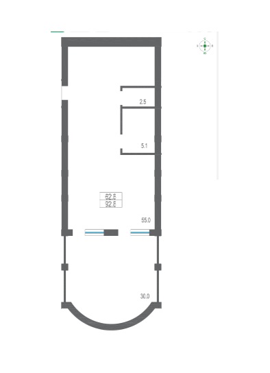 1-к квартира, 92 м2, 2/8 эт. Garden Palace