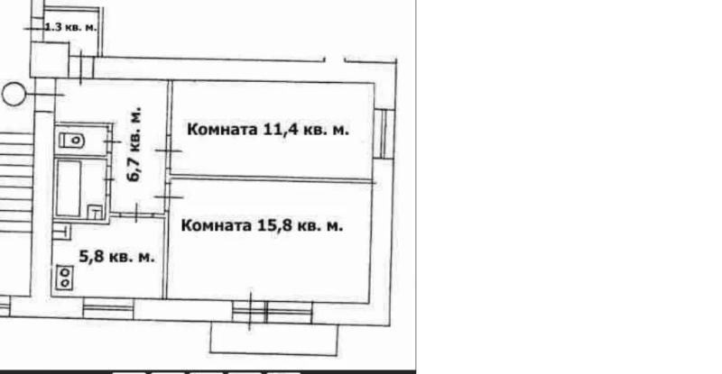 2-к квартира, 45 м2, 7/9 эт.