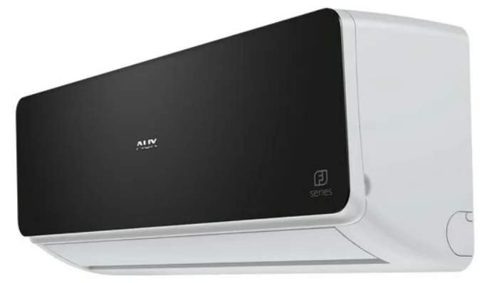 Кондиционеры AUX on/off, inverter (белые, чёрные, серебристые блоки)
