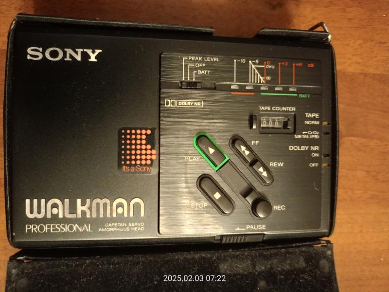 Кассетный профи аудио плеер sony wm-d3