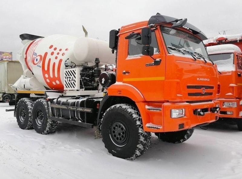 Автобетоносмеситель на шасси КАМАЗ 43118-3011-48