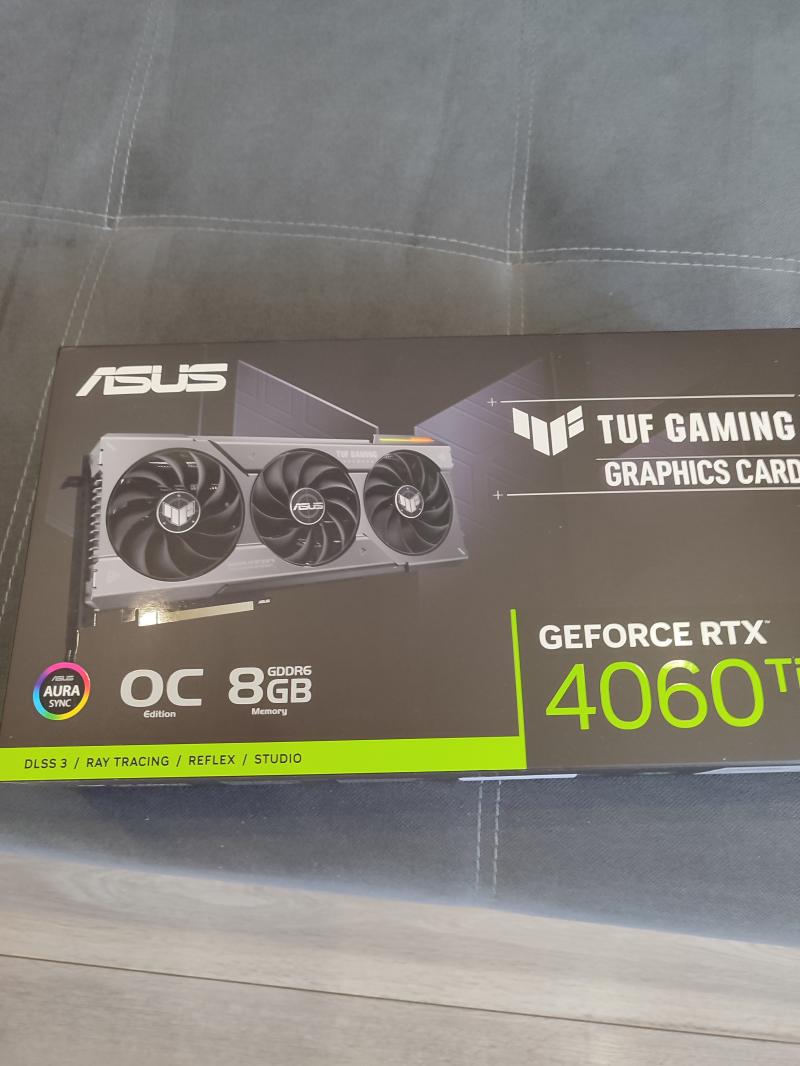 Asus Tuf Gaming RTX 4060 Ti 8 Gb, новая.