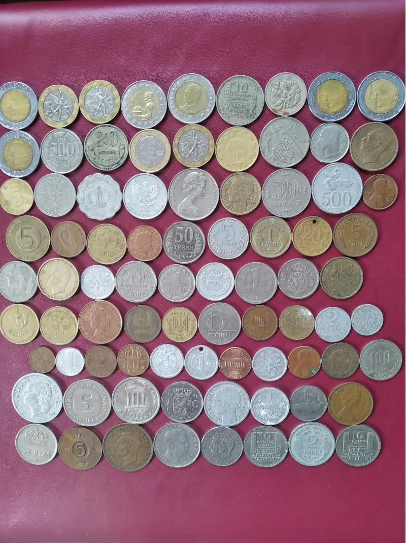 Коллекция иностранных монет!150за шт.