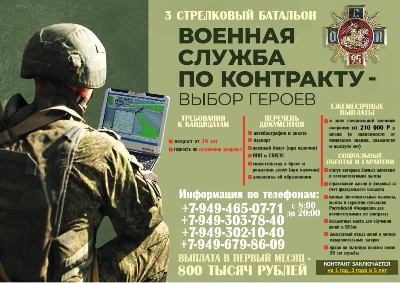 Военная служба по контракту в ДНР