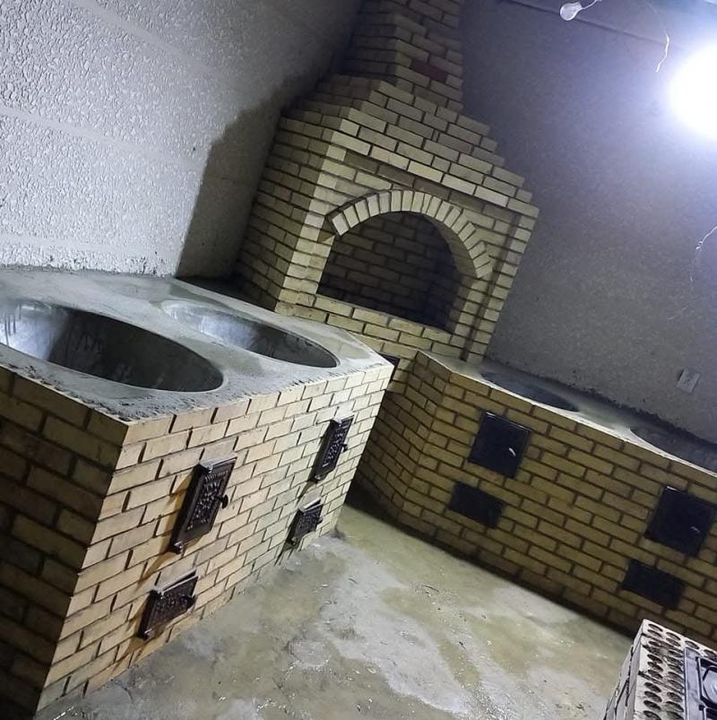 Печь под казана и мангал