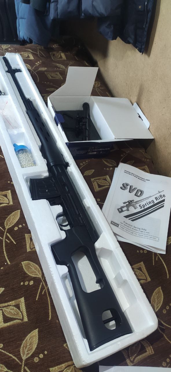 Продам страйкбольное ружье SVD