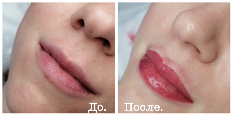 Перманентный макияж ( бархатное напыление)