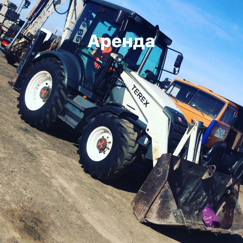 Аренда экскаватора погрузчика Terex 860