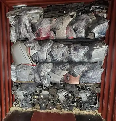 Распилы и контрактные запчасти оптом из Японии