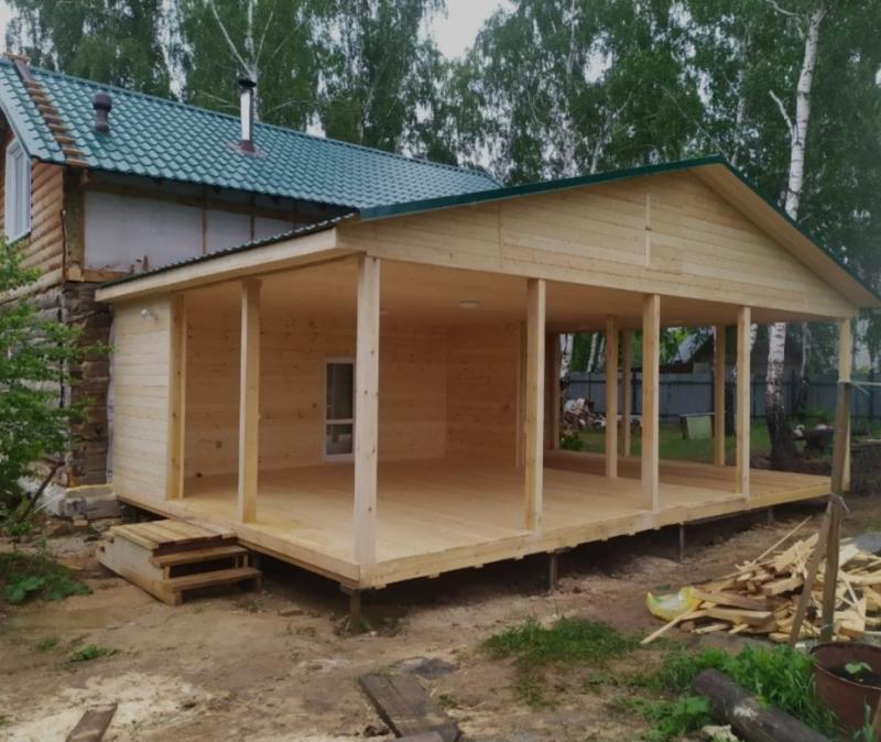 Строительство веренд, пристроек и террас.