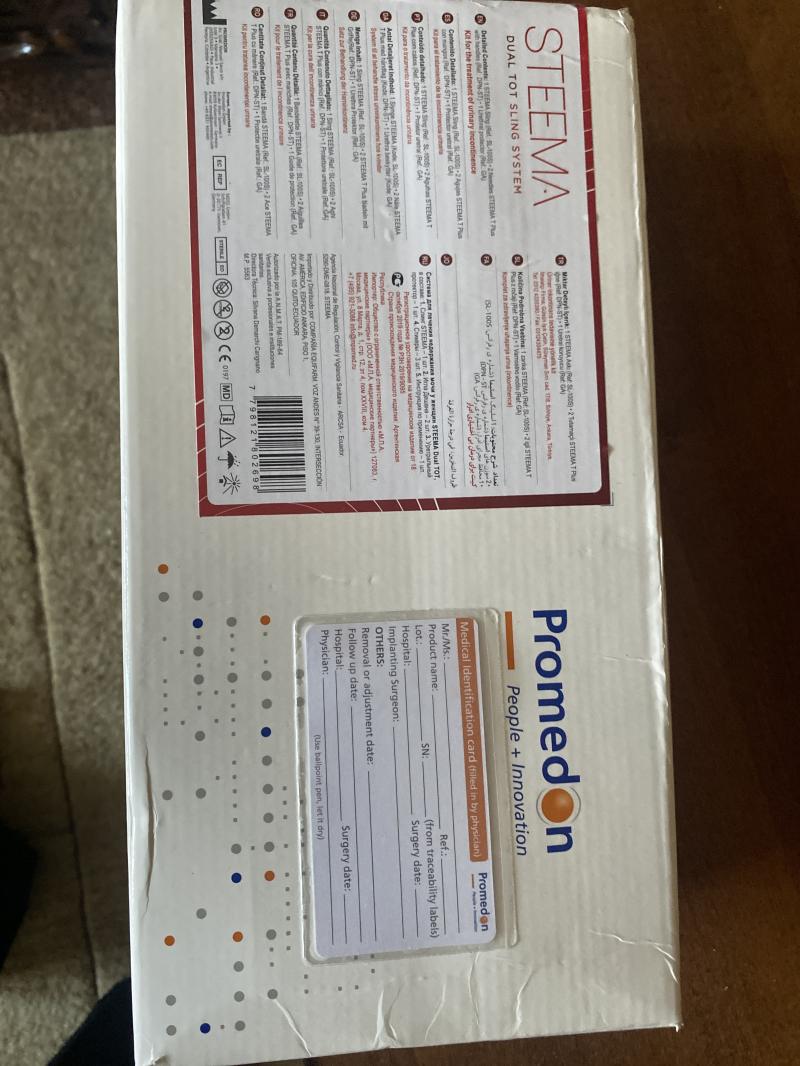 система для лечения недержания мочи у женщин STEEMA DUAL TOT.