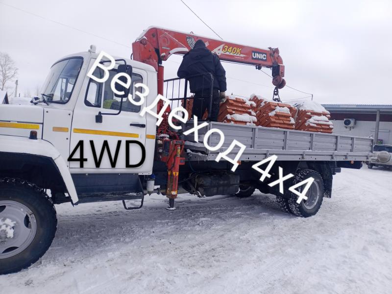 Услуги крана манипулятора вездеход