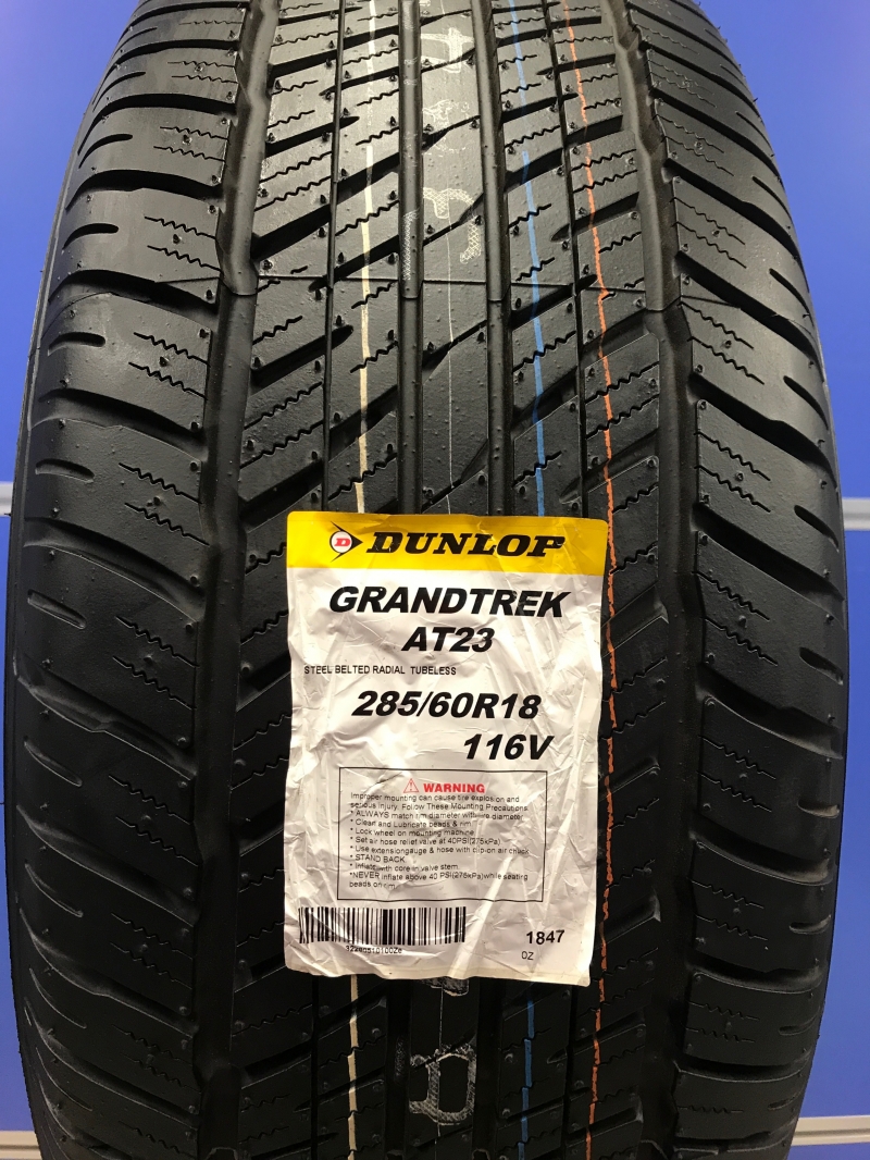 Летние шины 285/60 R18 116V Dunlop Grandtrek AT23