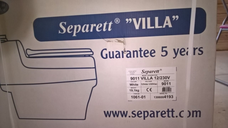 Биотуалет Separett "VILLA" 9011. Пр-во Швеция