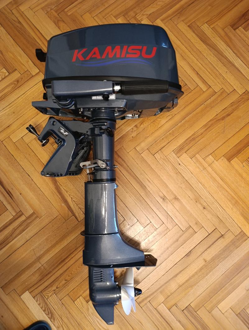 Лодочный мотор KAMISU T 6.8 BMS (2-х тактный) Новый 2025 г. выпуска