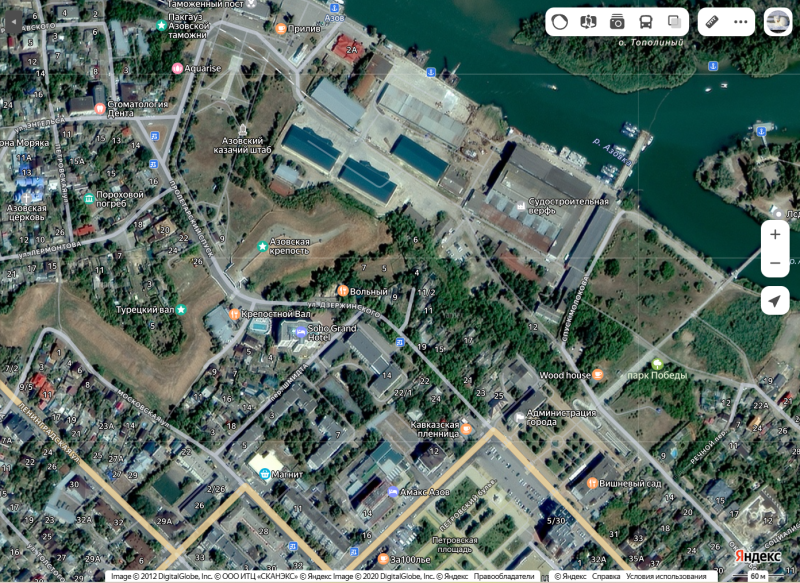 Участок в центре Азова, собственник.