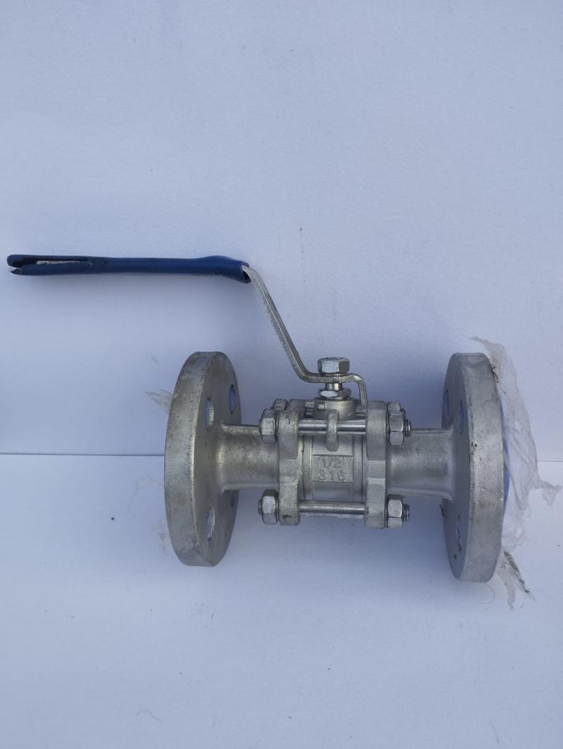 Кран шаровый нержавеющий фланцевый DN15 AISI 316