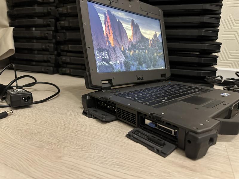Защищенный ноутбук dell-XPR i5 для диагностики авто и спецтехники Военный