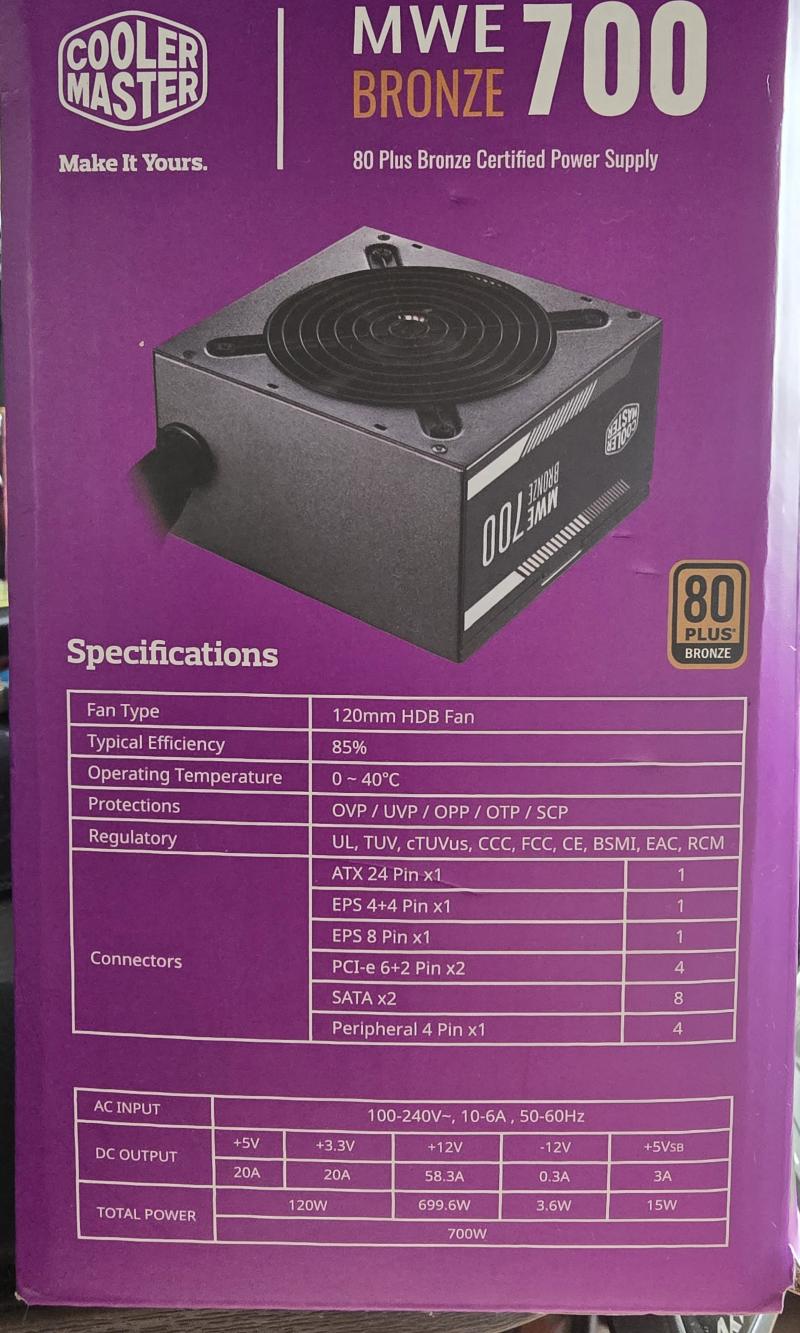   cooler master mwe bronze 700