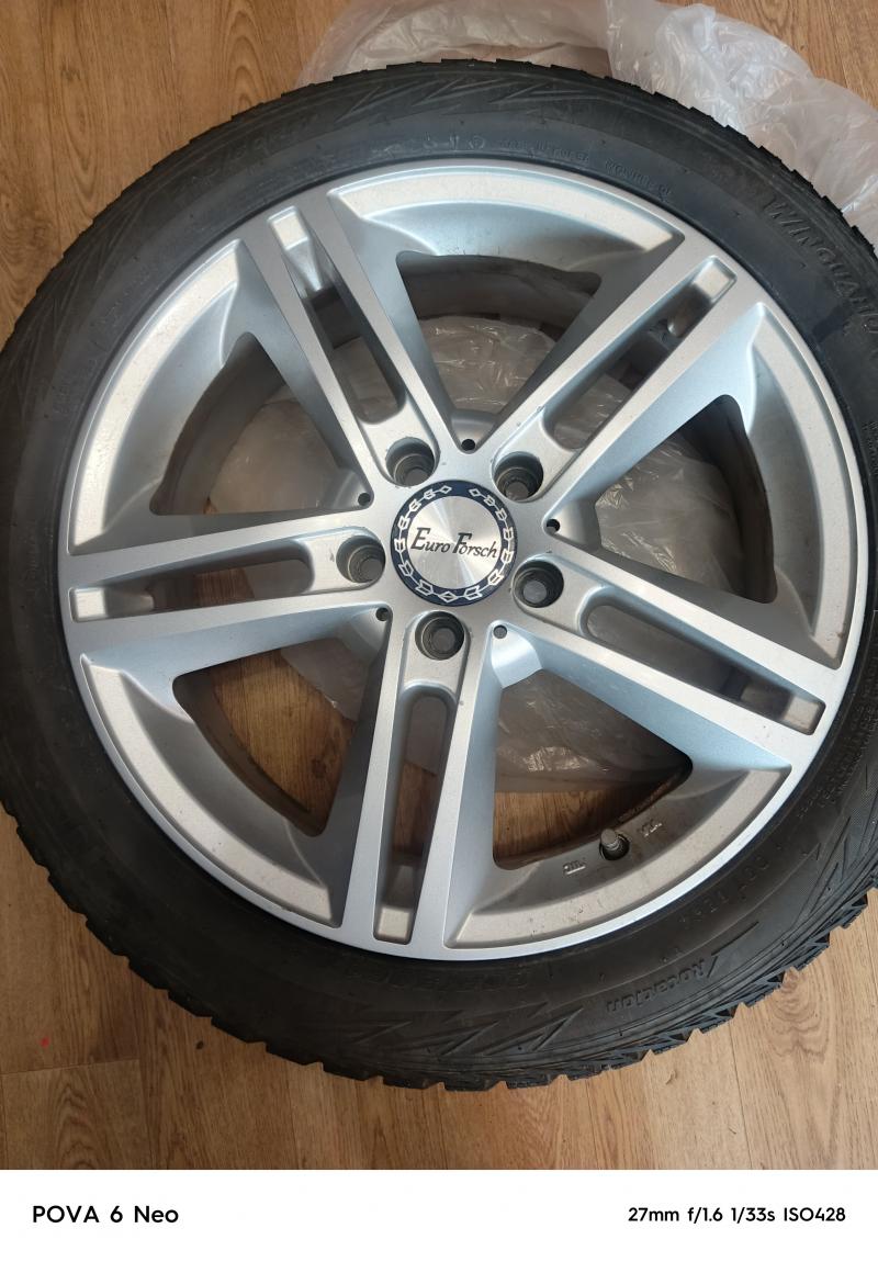 Диски с резиной R17 5*112 Euroforsch+Nexen