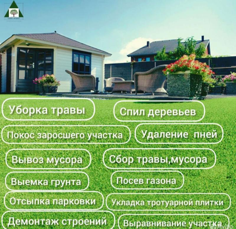 Укладка рулоного газона под ключ