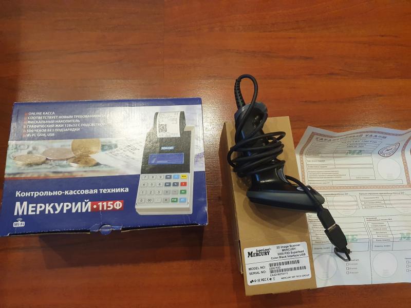 Онлайн касса Меркурий 115ф