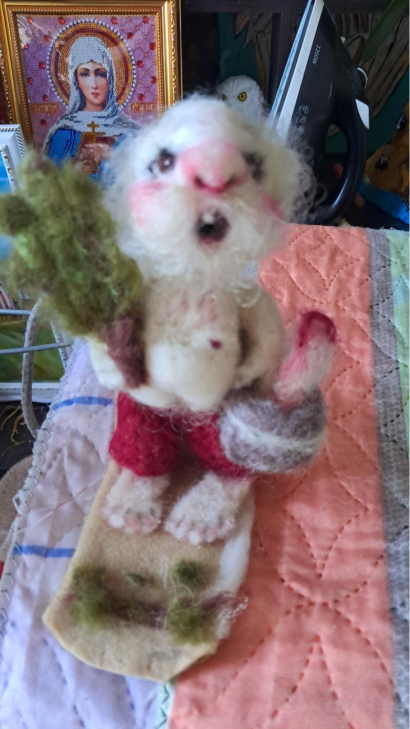 Валяние игрушек из 100%шерсти