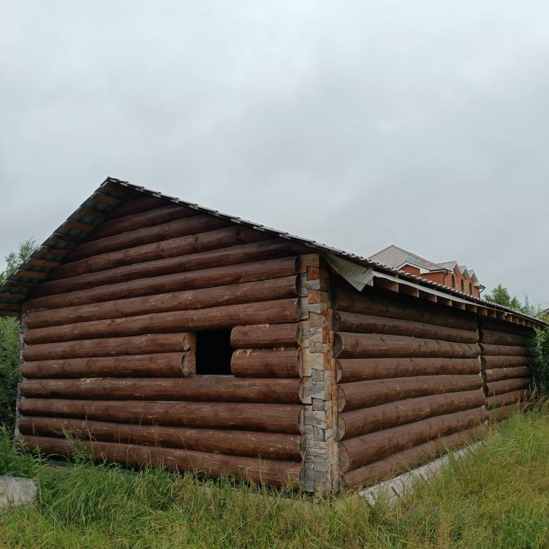 Сруб из бревна 30-33 см 6х12 м, разбор