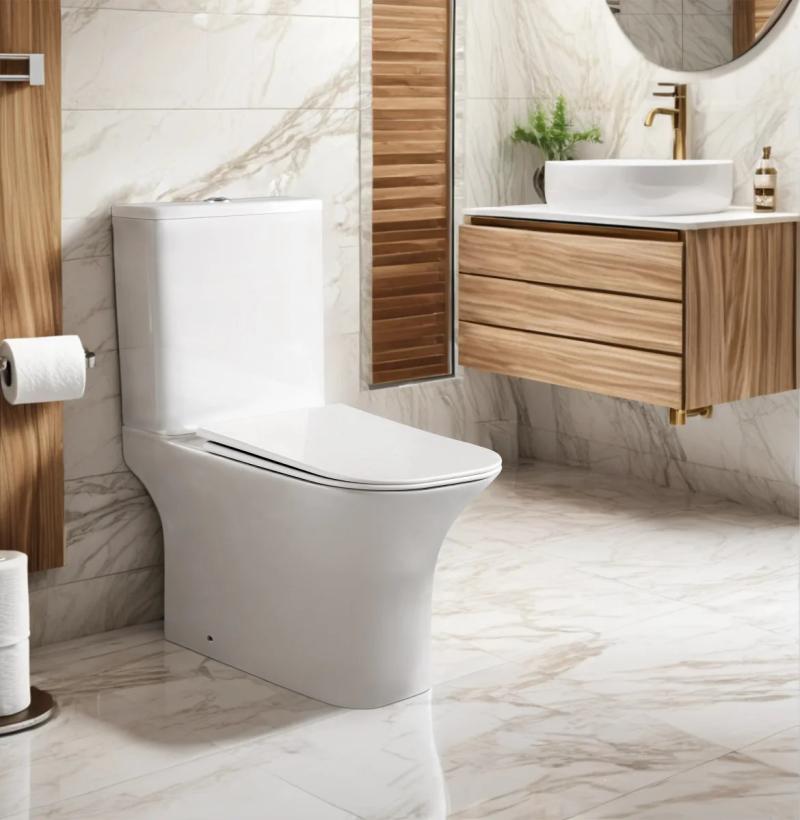 Унитаз компакт Cerutti SPA VETTORE CT7192 безободковый с микролифтом