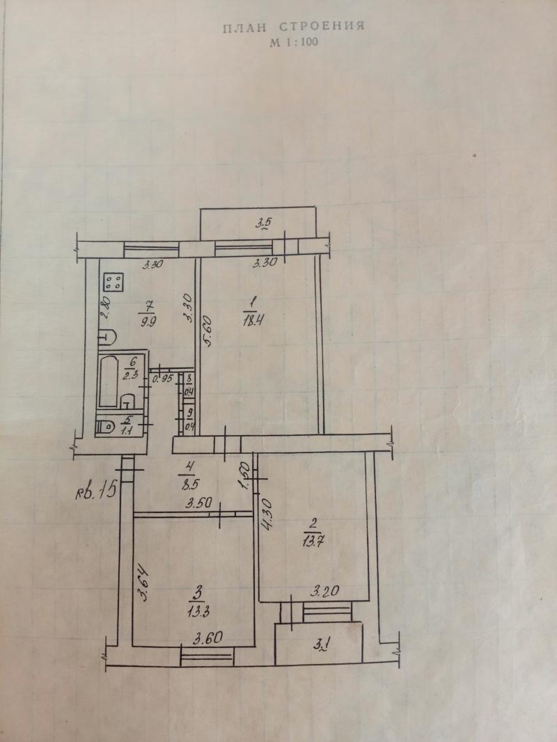 3-� ��������, 68 �2, 3/3 ��.