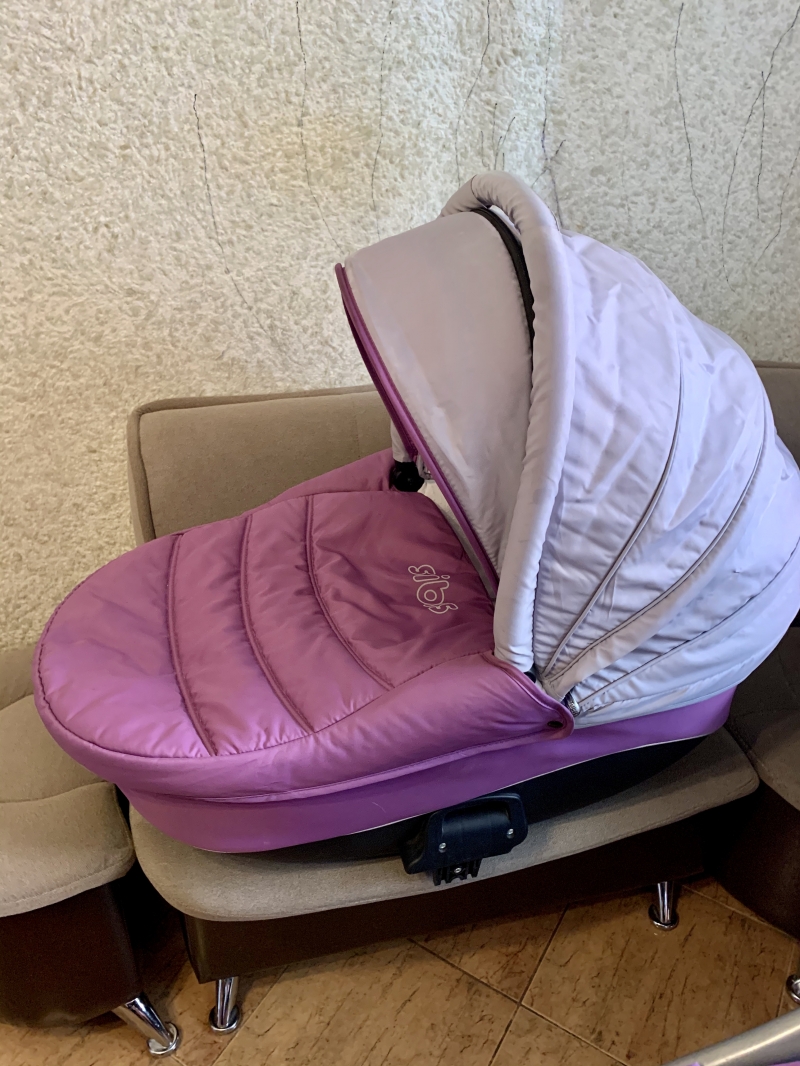 Универсальная коляска Rudis Sibis Natural 3 в 1 Light grey lilac