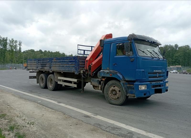 Автомобиль КАМАЗ 65117-N3 с КМУ