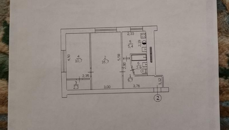 продается 2-к квартира, 1/5 эт. в хорошем районе