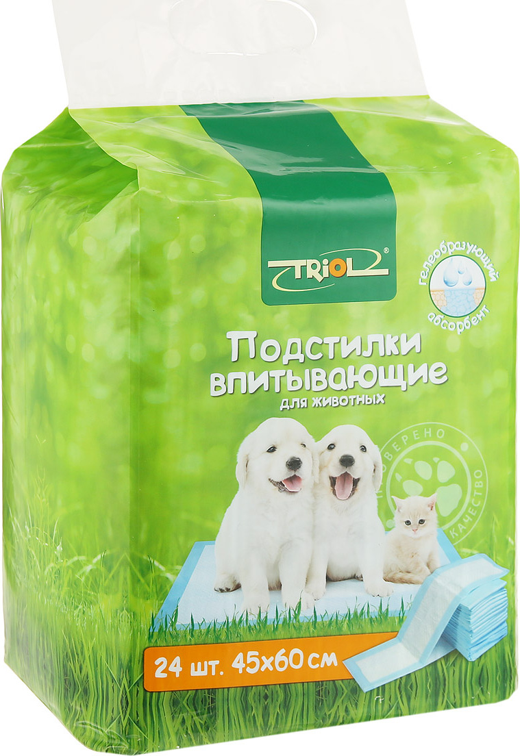 Пеленки для животных Triol 45x60 24 шт