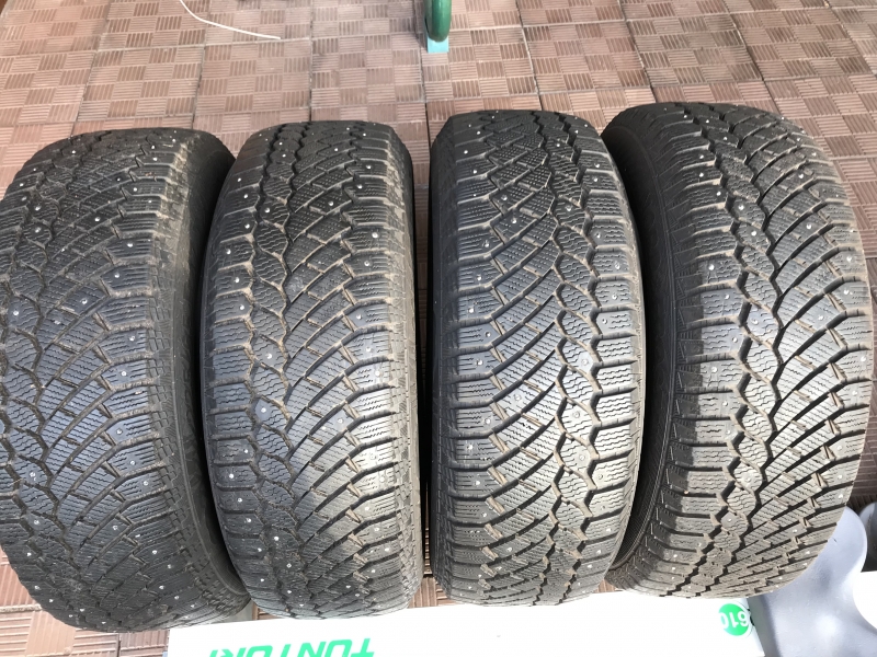 Продам шины б/у шипованные 225/65 R 17 T XL