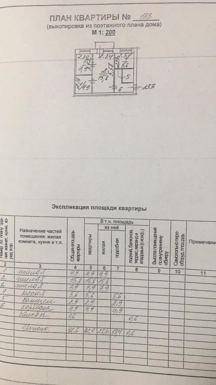2-к квартира, 47 м2, 5/5 эт.