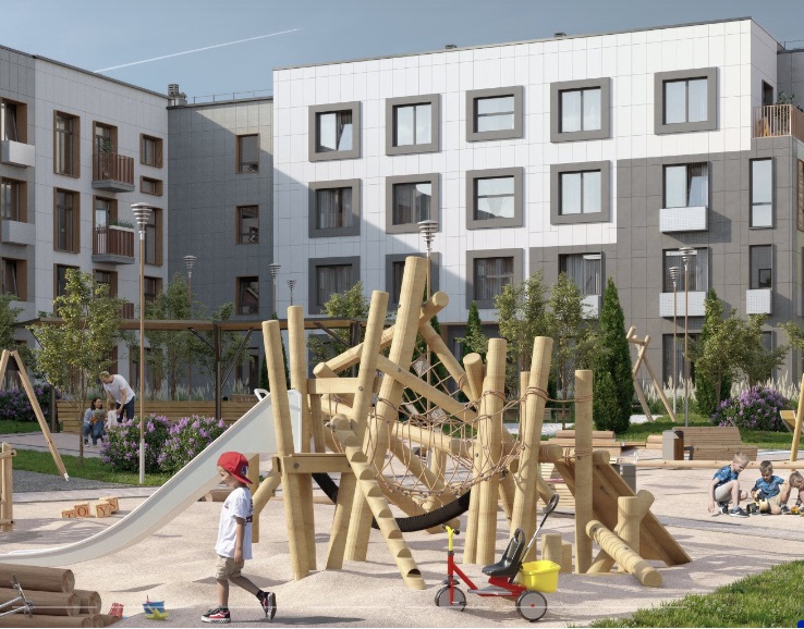 1-к квартира, 46 м2, 1/4 эт.