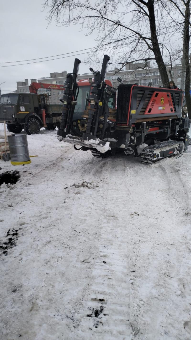 ГНБ бурение, прокол под дорогой