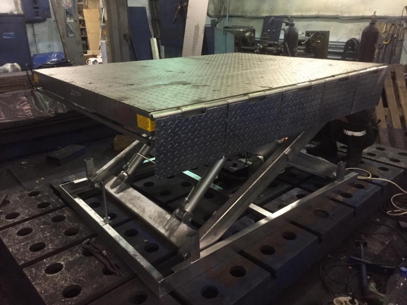 Гидравлический подъемный стол из нержавейки MISHUTKA MSJ 2-1.01 1500x1000 , сто