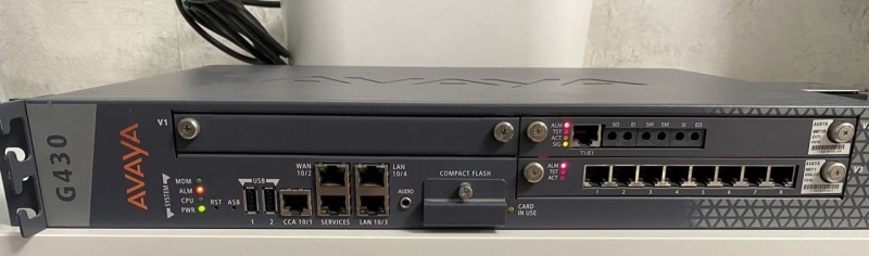 шлюз avaya G430 с платами MM710B и MM711